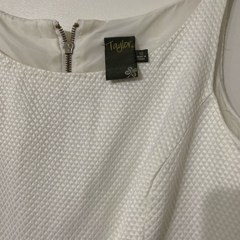 Taylor White Strap Dress